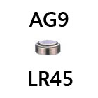 1.5V Batterie AG9/LR45