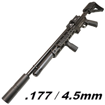 Air Arms "S510T Tactical - Black" SD HPA Luftgewehr 4.5mm Diabolo - 27 Joule