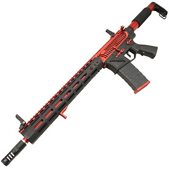 APS M4 "Ghost Patrol Rifle" 13.5" 3G M-LOK ETU AEG/EBB - Black/Red