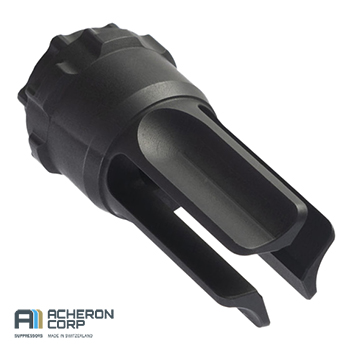 Acheron ® Feuerscheindämpfer (1/2"x28) mit HexaLug Schnittstelle für Kaliber 5.56mm / .223 REM