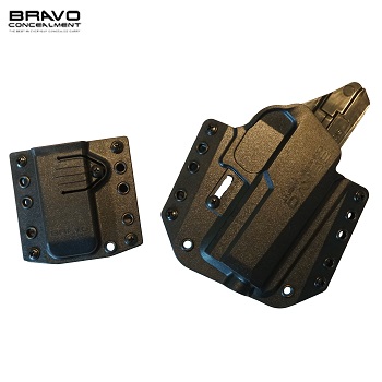 Bravo Concealment ® BCA 3.0 OWB Holster & Mag Carrier für P320C Compact Serie, rechts - Black