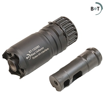 B&T ® Blast Deflector Rotex-IIA inkl. 2 Kammer Kompensator (1/2"x28) - Black