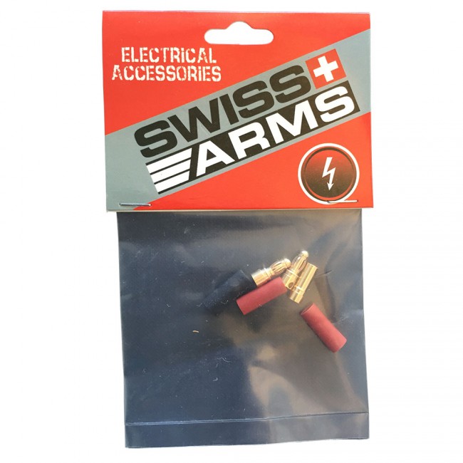 SWISS Arms Gold Plug Connectors - 2er Set