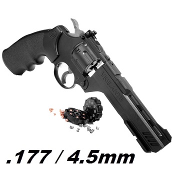 Crosman Vigilante 6" Co² Revolver 4.5mm Diabolo & BB