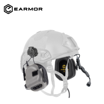 OPSMEN ® EARMOR M32H Funk-HeadSet mit Gehörschutz "Helm Version" - Grey