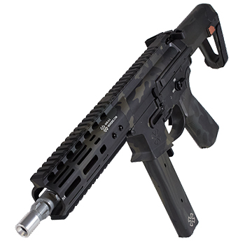 APS x EMG Arms Noveske Space Invader Pistol "M-LOK" SDU 2.0 QSC AEG - MutliCam Black