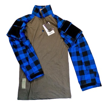 F.F.I. GEN3 TAC Lumberjacks Shirt, Blue - Gr. M