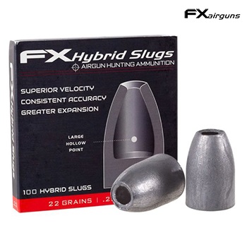 FX Airguns Hybrid Slugs Pellets 5.5mm / .22 Diabolos (22 grains) - 100rnd