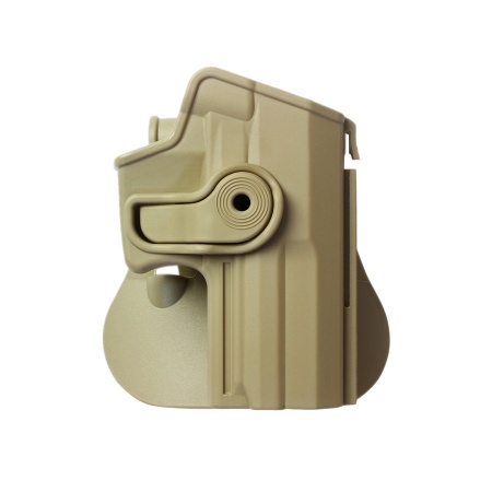 IMI ® Gürtelholster H&K USP Compact, rechts - TAN