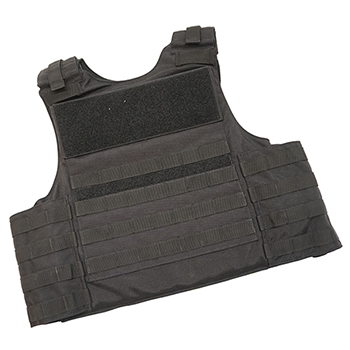 Tactical Level IIIA Certified Wraparound Bulletproof Vest, ballistische kugelsichere Weste - Black