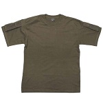 MFH US T-Shirt mit Ärmeltaschen, Olive - Gr. S