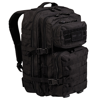 Mil-Tec US Assault Pack Rucksack (36L) - Schwarz