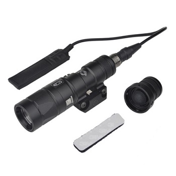 Night Evolution M300W Mini Weapon Light (200 Lumen, mit Strobo) - Black