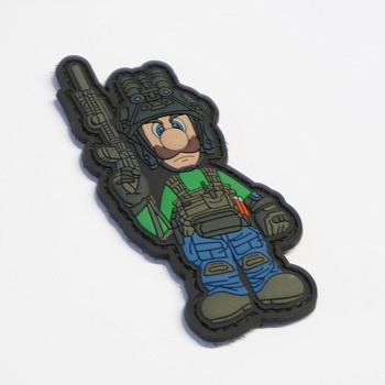 Patchzone ® "Mario Warfare: Luigi" PVC Patch