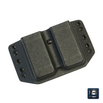 TR Holsters ® OWB Kydex Dual Magazine Carrier Glock 9/40 - Black