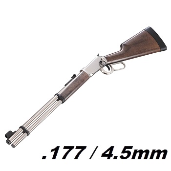 Walther Lever Action (Winchester) Co² 4.5mm Diabolo, Steel Finish - 7.5 Joule