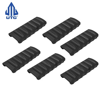 Leapers ® UTG Low Profile Rail Covers - Black (6er Pack)